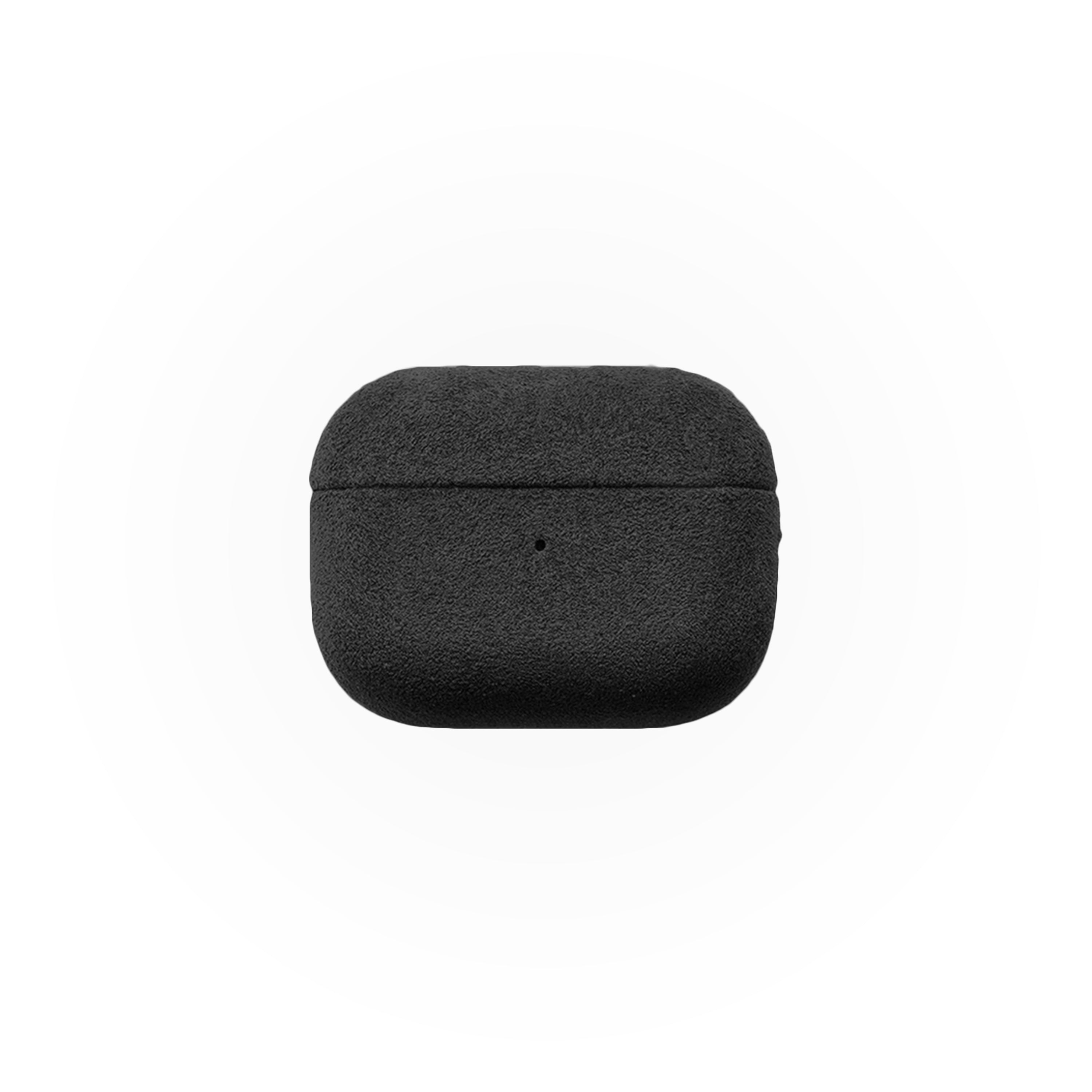 Husă din Alcantara pentru Airpods 4, Negru