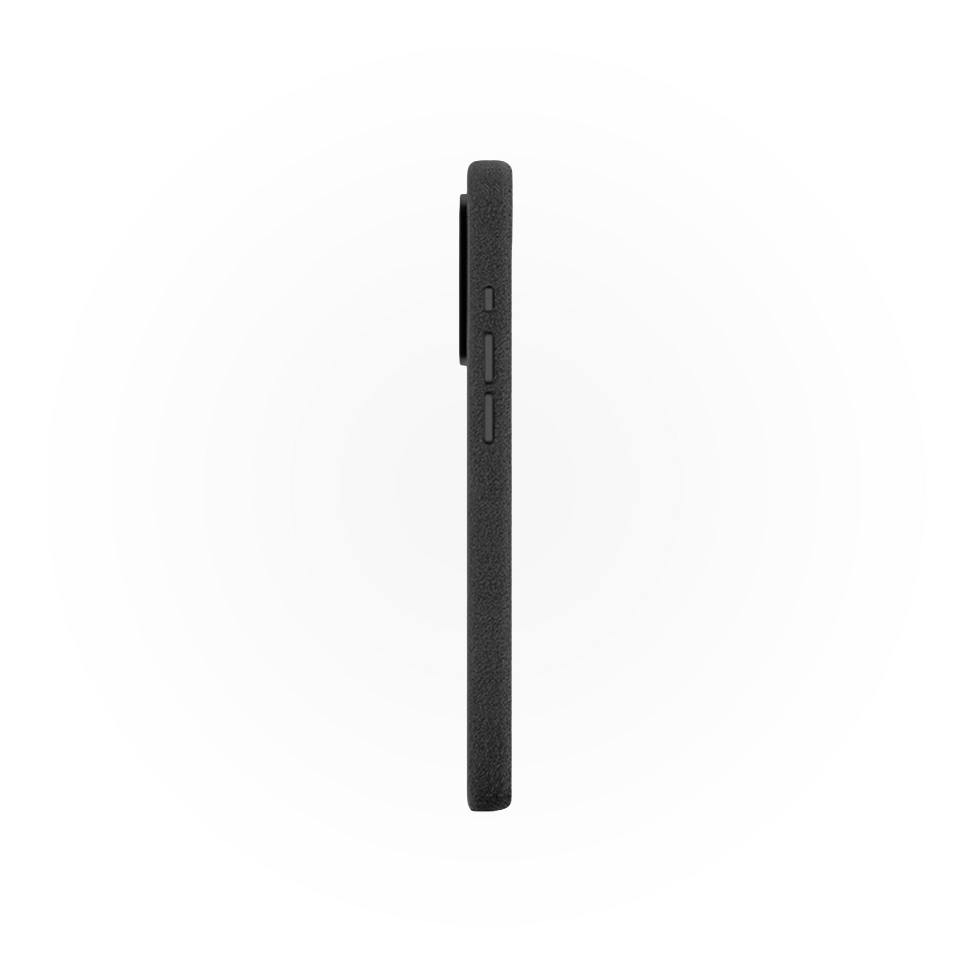Husă din Alcantara pentru iPhone, Negru