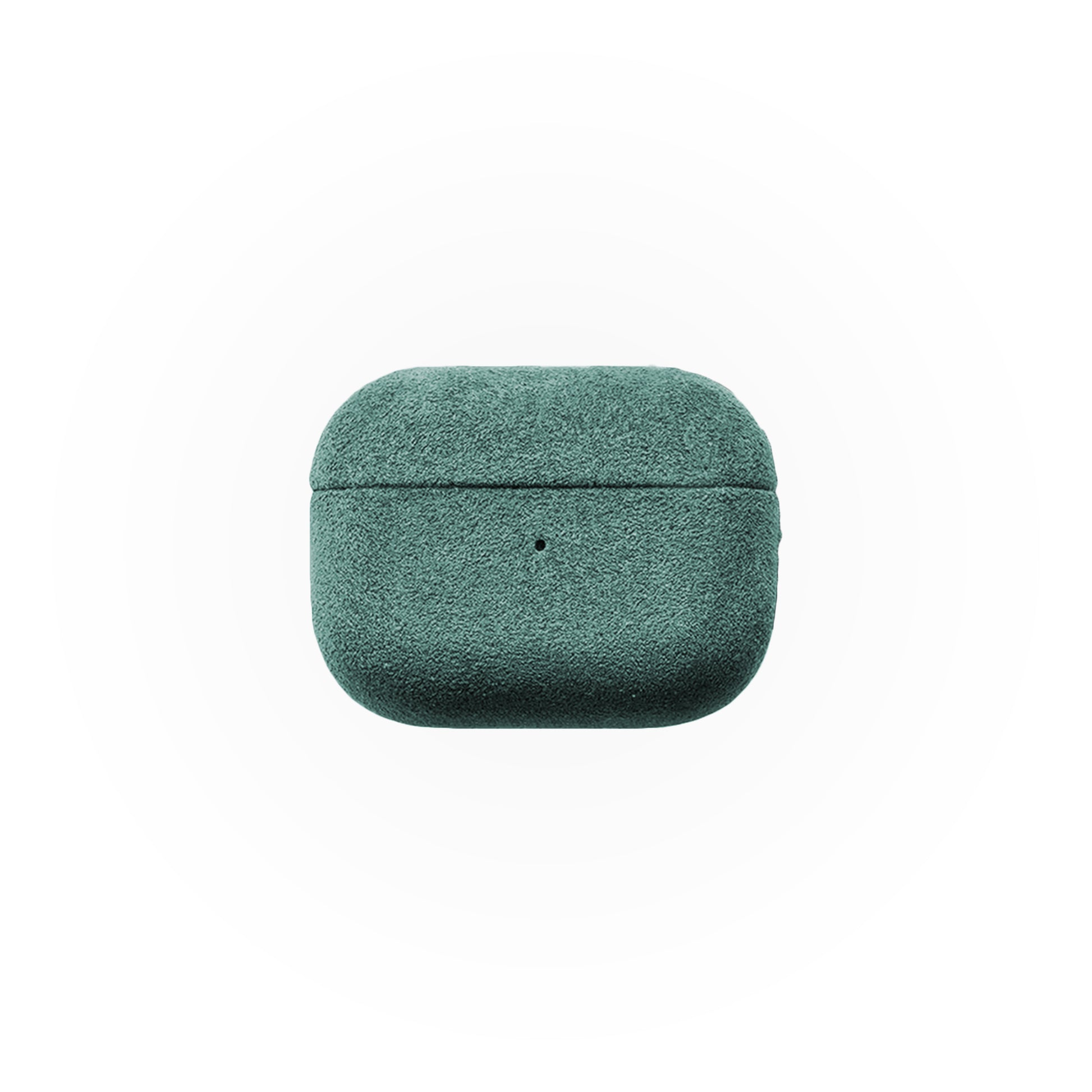 Husă din Alcantara pentru Airpods 4, Cyan