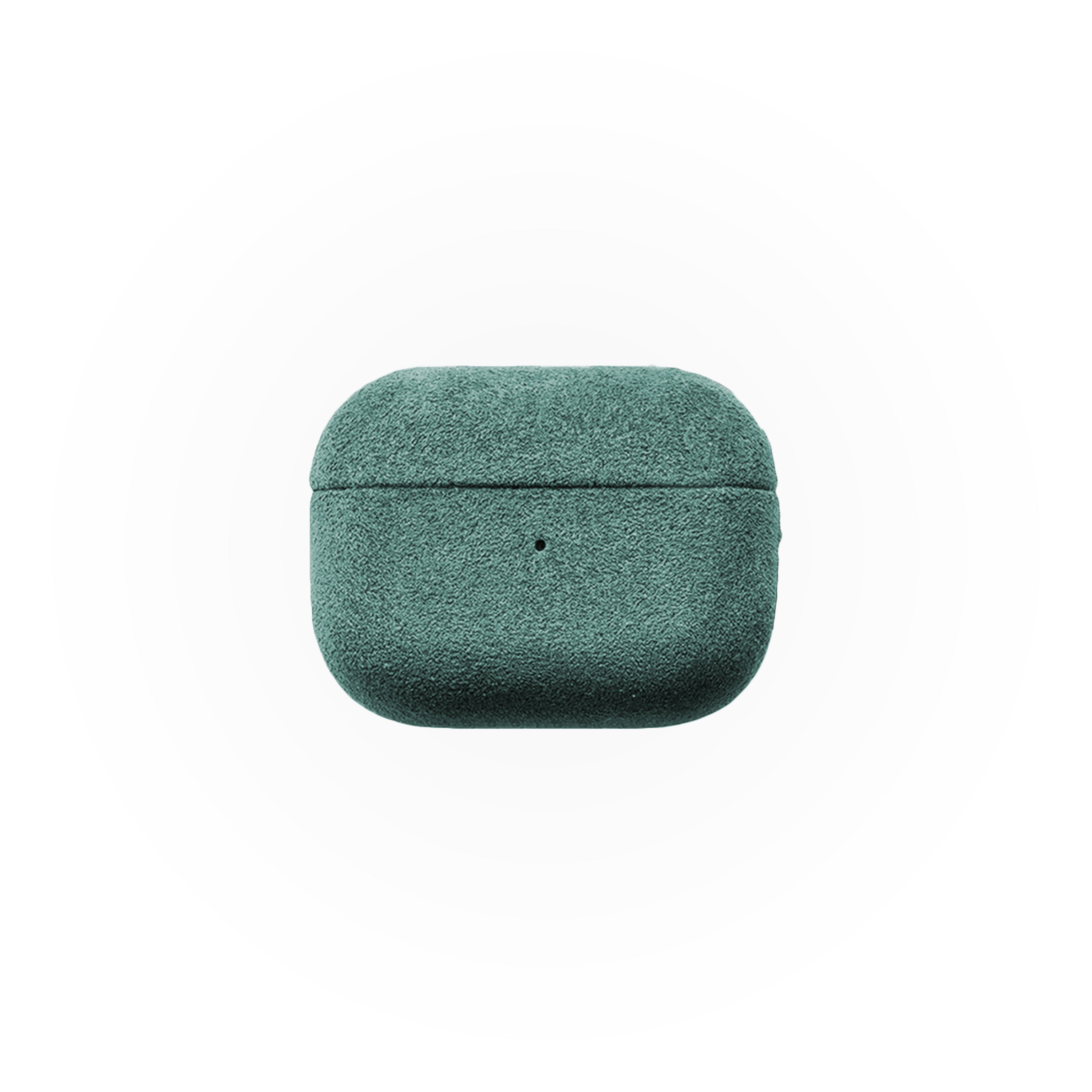 Husă din Alcantara pentru Airpods 4, Cyan
